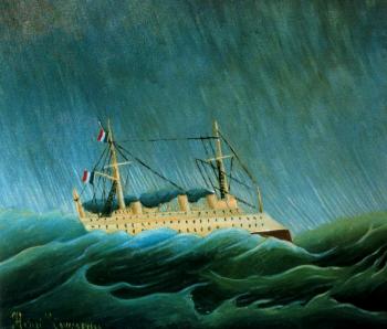 亨利 盧梭 The Storm Tossed Vessel 亨利 盧梭 The Storm Tossed Vessel